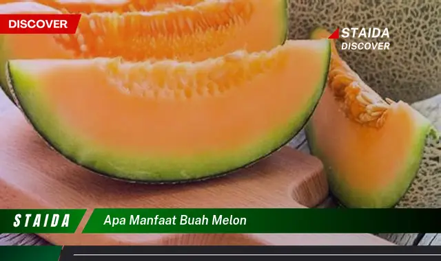 apa manfaat buah melon