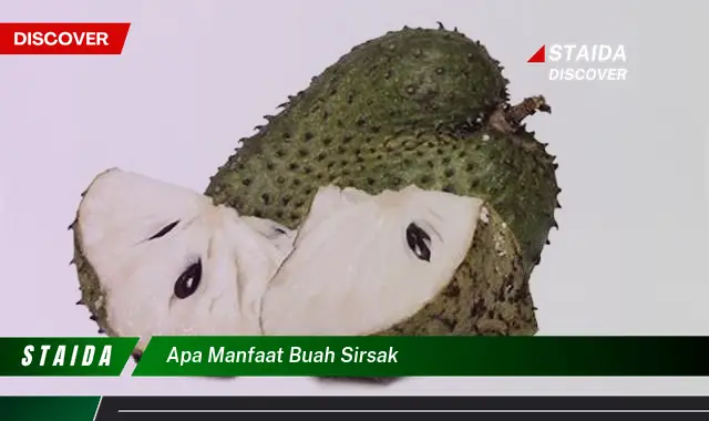 apa manfaat buah sirsak