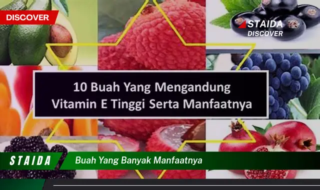 buah yang banyak manfaatnya