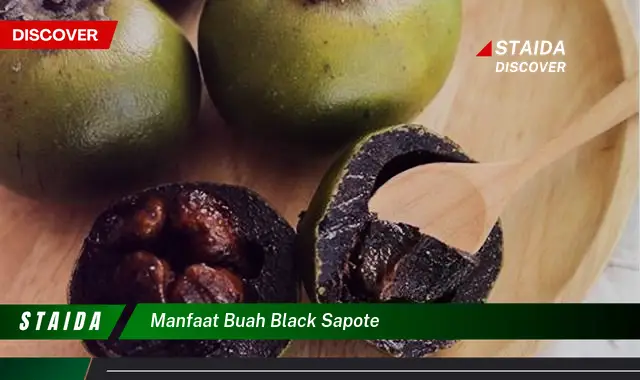 manfaat buah black sapote