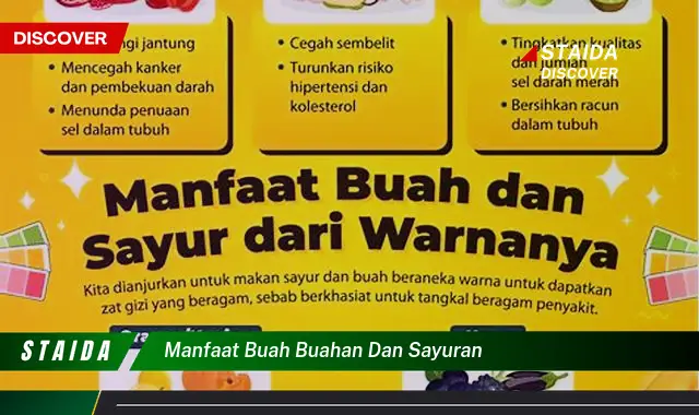 manfaat buah buahan dan sayuran