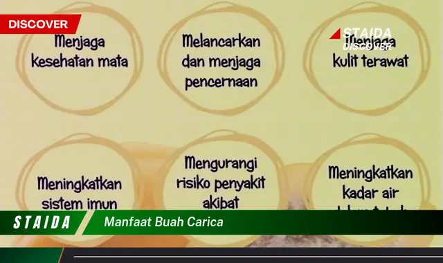 manfaat buah carica