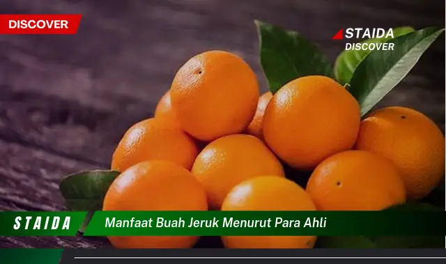 manfaat buah jeruk menurut para ahli