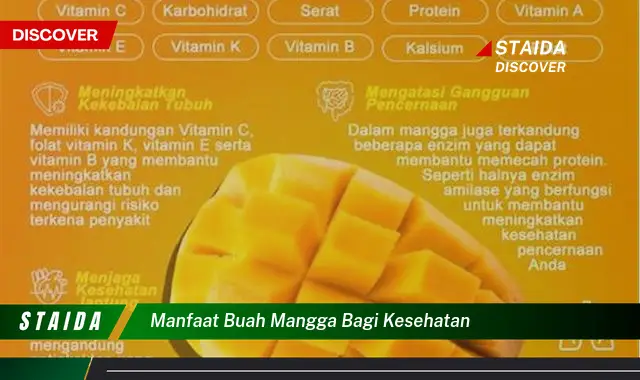 manfaat buah mangga bagi kesehatan