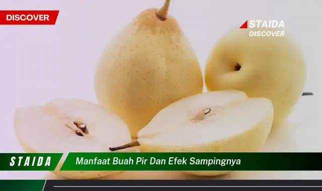 manfaat buah pir dan efek sampingnya