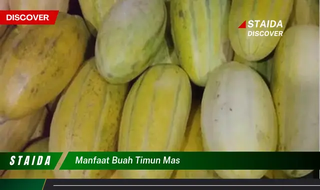 manfaat buah timun mas