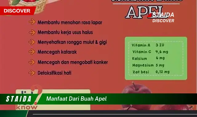 manfaat dari buah apel