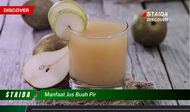 manfaat jus buah pir