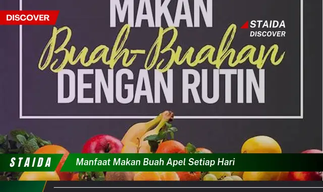 manfaat makan buah apel setiap hari