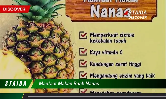 manfaat makan buah nanas