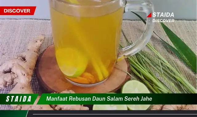 manfaat rebusan daun salam sereh jahe