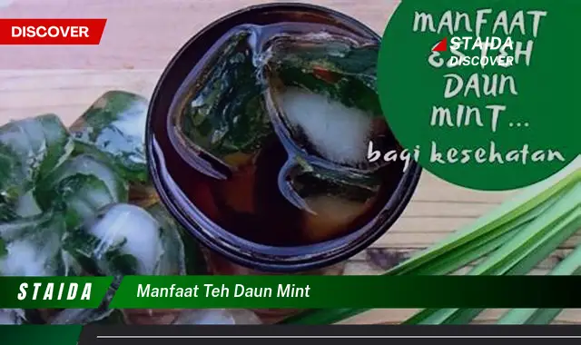 manfaat teh daun mint