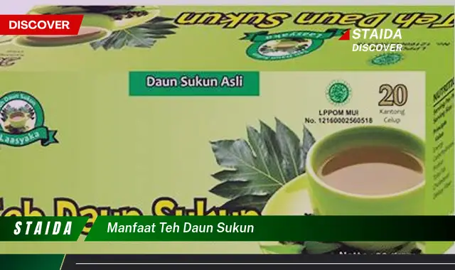 manfaat teh daun sukun